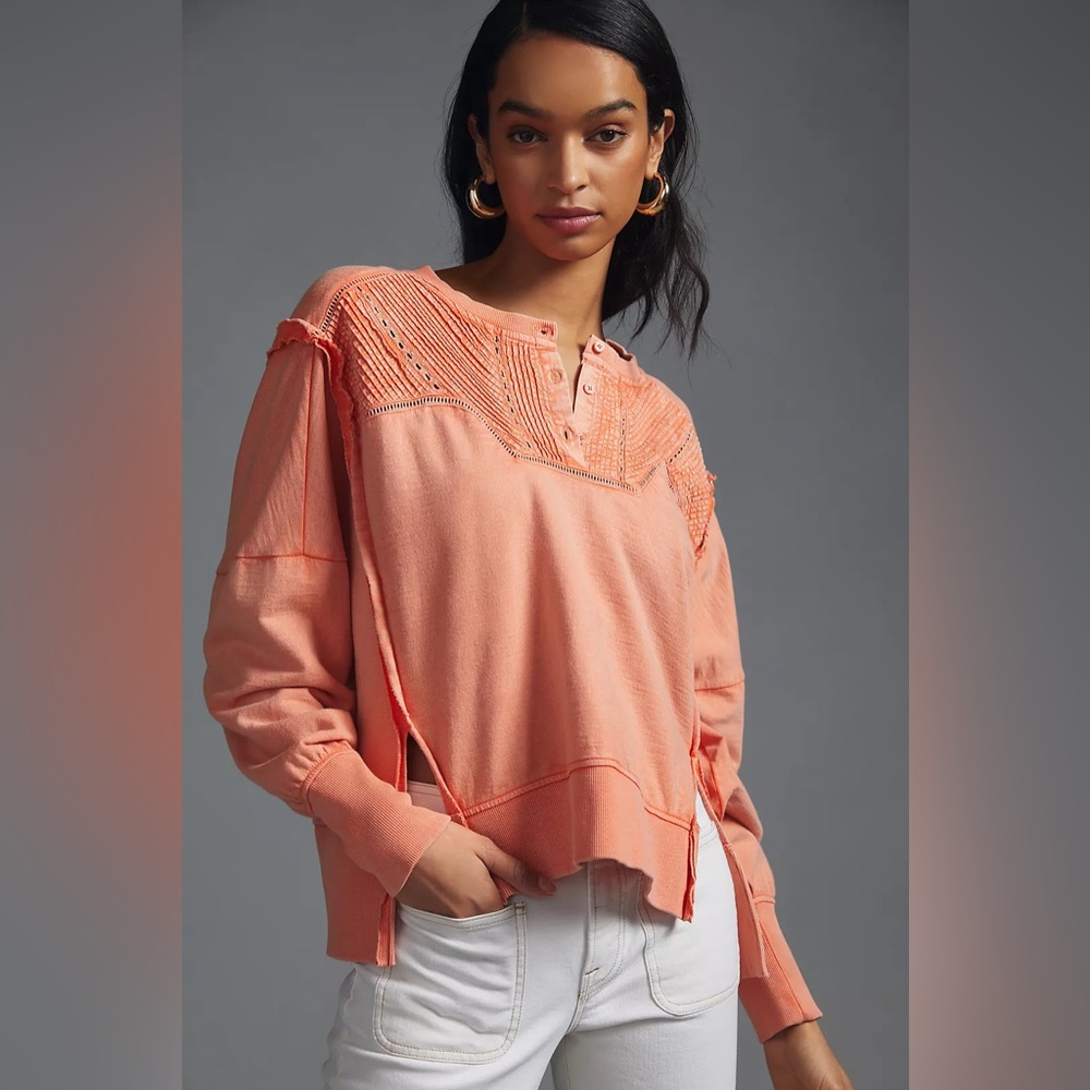 Pilcro Pintuck Sweatshirt